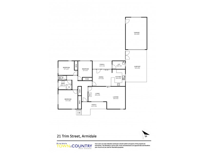21 Trim Street, Armidale NSW 2350 Floorplan