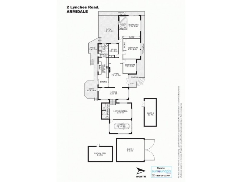 2 Lynches Road, Armidale NSW 2350 Floorplan