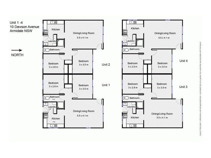 3/10 Dawson Avenue, Armidale NSW 2350 Floorplan
