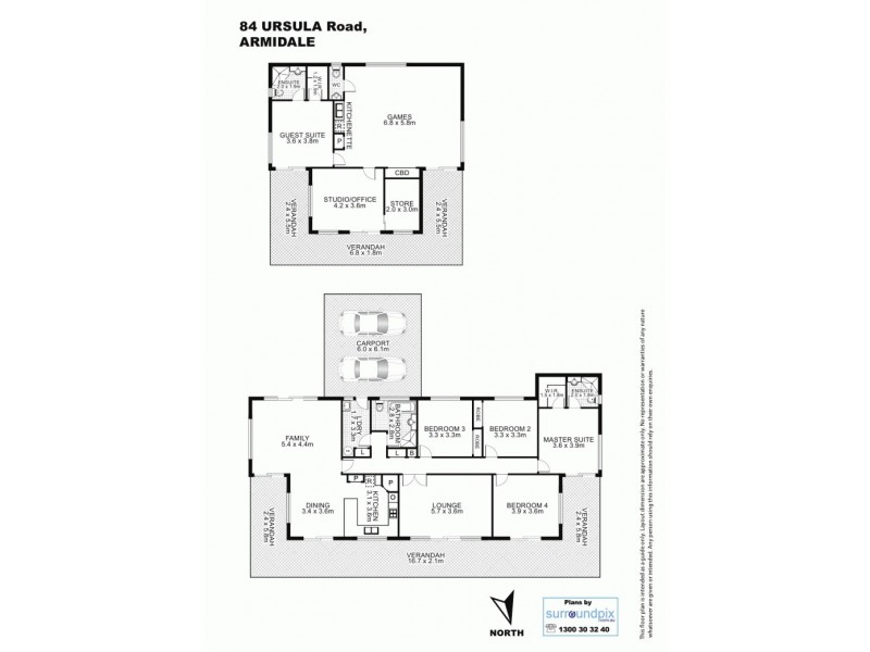 84 Ursula Road, Armidale NSW 2350 Floorplan