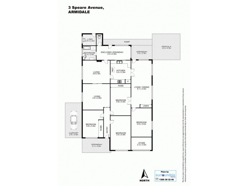 3 Speare Avenue, Armidale NSW 2350 Floorplan