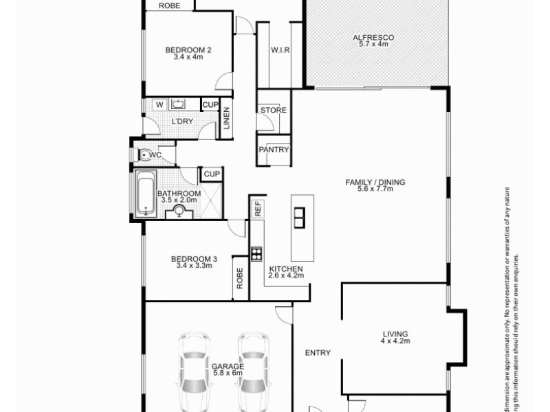 8 Grandview Crescent, Armidale NSW 2350 Floorplan