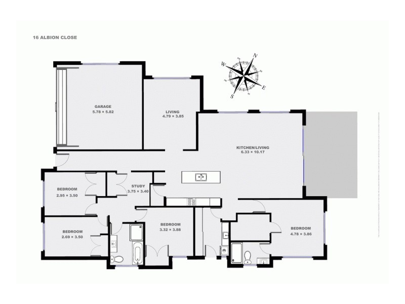 16 Albion Close, Armidale NSW 2350 Floorplan