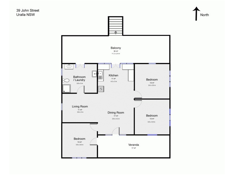 39 Johns Street, Uralla NSW 2358 Floorplan