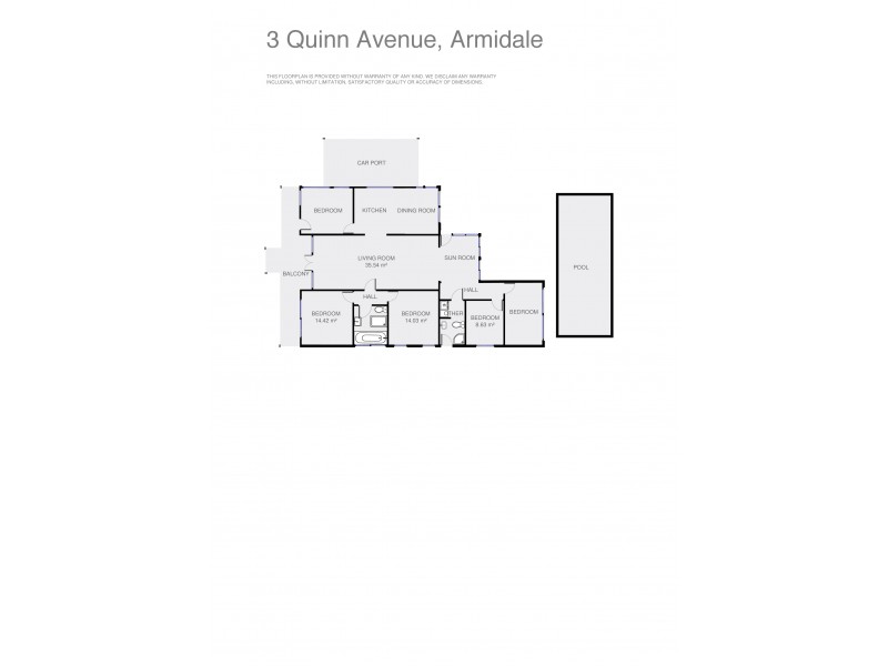 3 Quin Avenue, Armidale NSW 2350 Floorplan