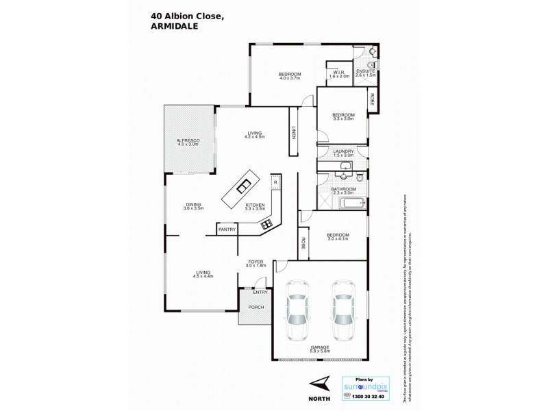 40 Albion Close, Armidale NSW 2350 Floorplan
