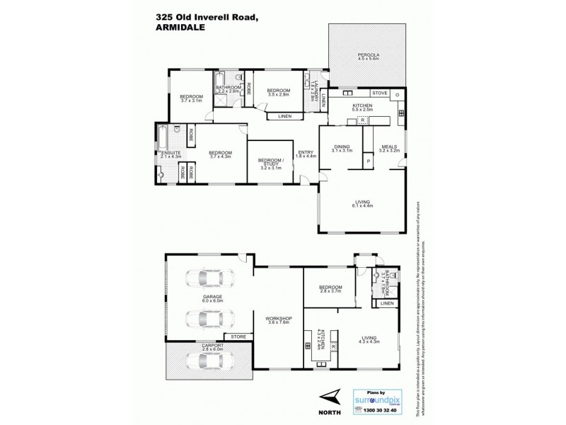 325 Old Inverell Road, Armidale NSW 2350 Floorplan