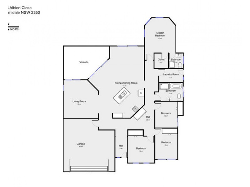 28 Albion Close, Armidale NSW 2350 Floorplan