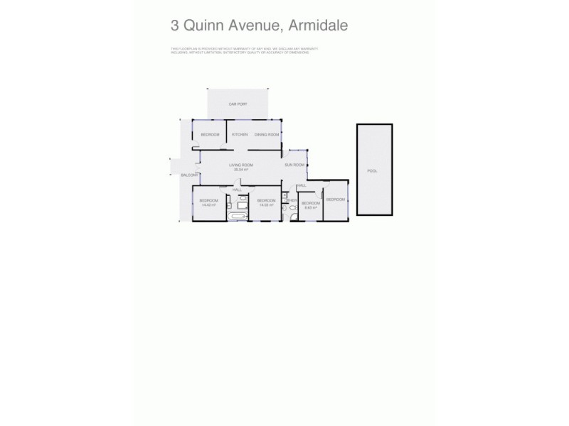 3 Quin Avenue, Armidale NSW 2350 Floorplan