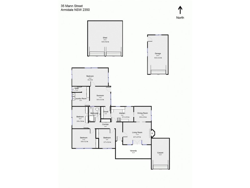 35 Mann Street, Armidale NSW 2350 Floorplan