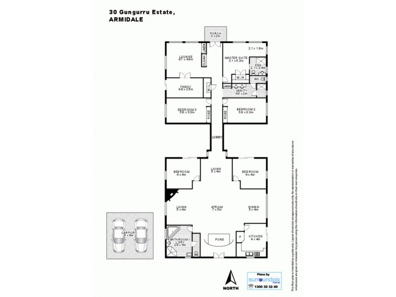 30 Gungurru Road, Armidale NSW 2350 Floorplan
