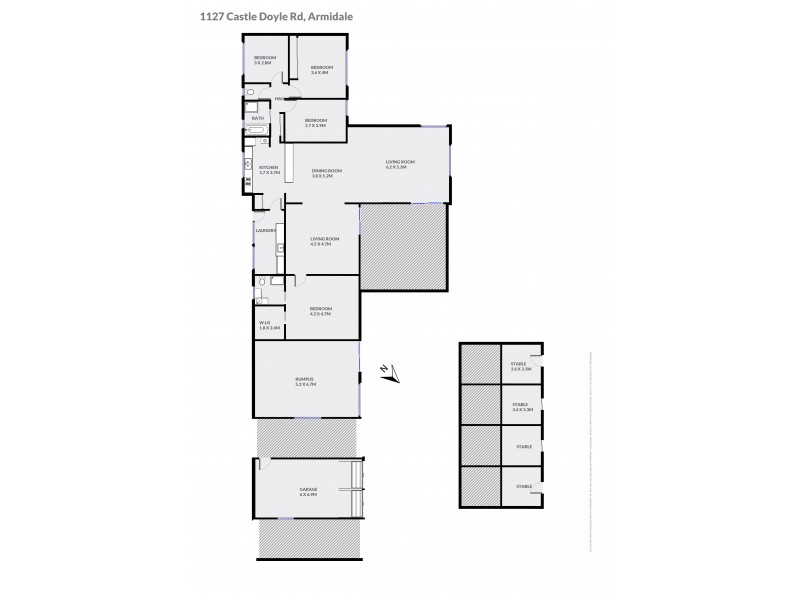 1127 Castledoyle Road, Armidale NSW 2350 Floorplan