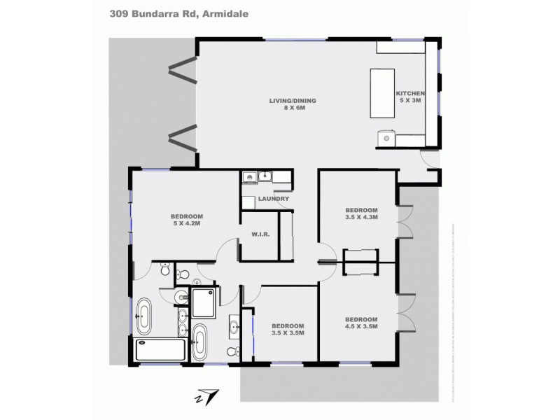 309 Bundarra Road, Armidale NSW 2350 Floorplan