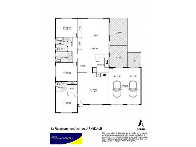 13 Rosecommon Avenue, Armidale NSW 2350 Floorplan