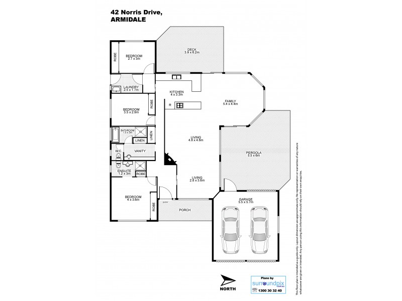 42 Norris Drive, Armidale NSW 2350 Floorplan