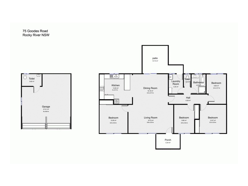 75 Goodes Road, Armidale NSW 2350 Floorplan