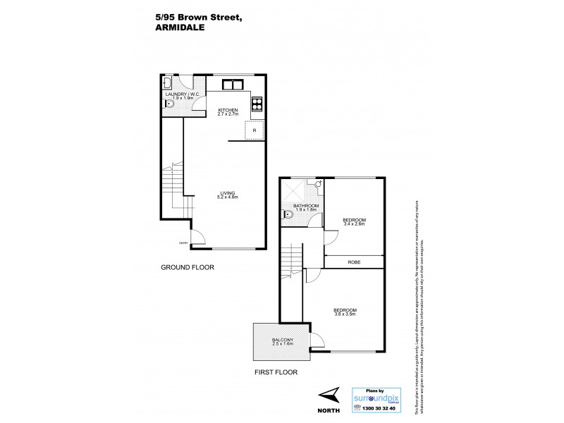 5/95 Brown Street, Armidale NSW 2350 Floorplan