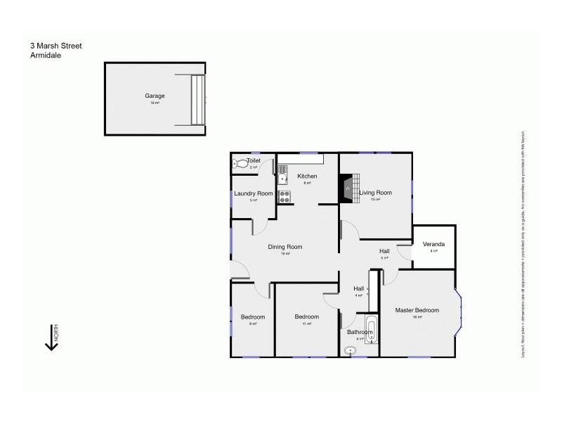 3 Marsh Street, Armidale NSW 2350 Floorplan