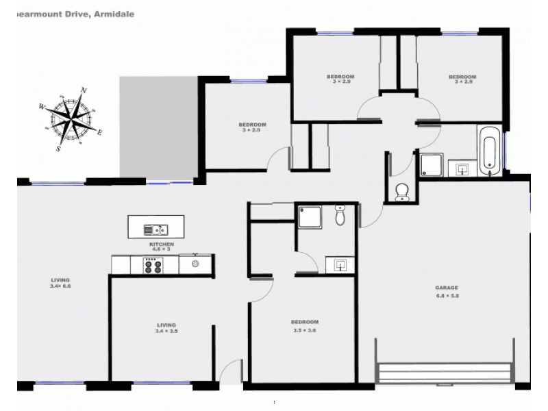17 Spearmount Drive, Armidale NSW 2350 Floorplan