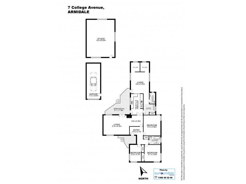 7 College Avenue, Armidale NSW 2350 Floorplan