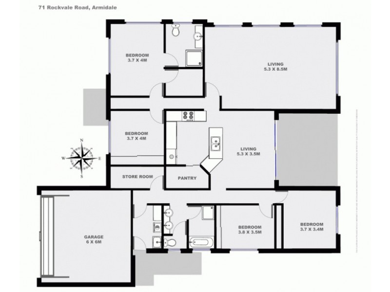 71 Rockvale Road, Armidale NSW 2350 Floorplan
