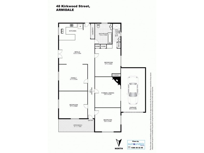 48 Kirkwood Street, Armidale NSW 2350 Floorplan