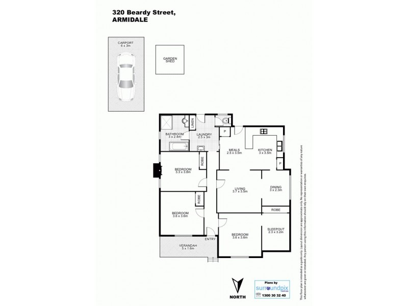 320 Beardy Street, Armidale NSW 2350 Floorplan