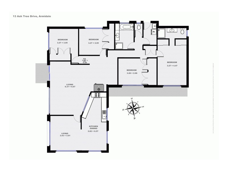 13 Ash Tree Drive, Armidale NSW 2350 Floorplan