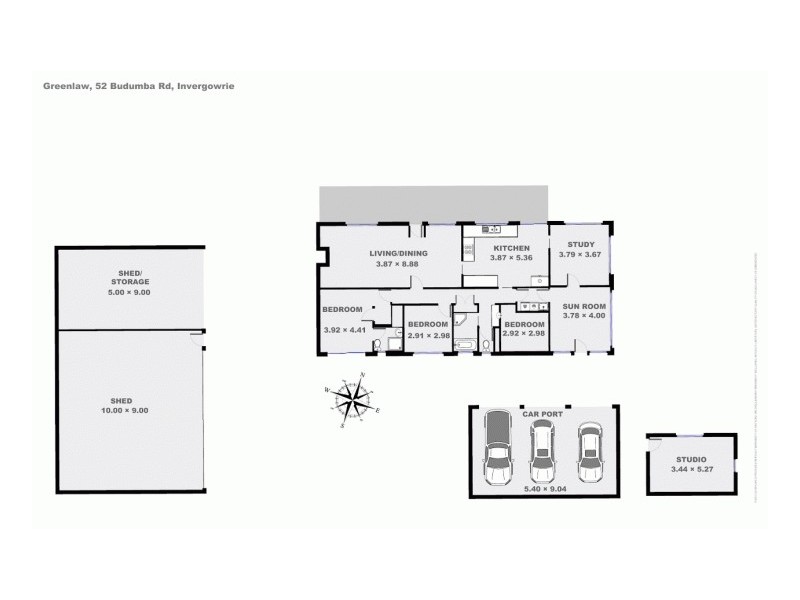 52 Budumba Road, Invergowrie NSW 2350 Floorplan