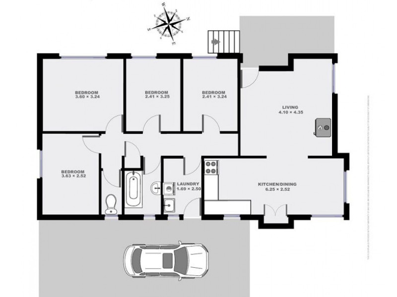 1A Herbert Lane, Armidale NSW 2350 Floorplan