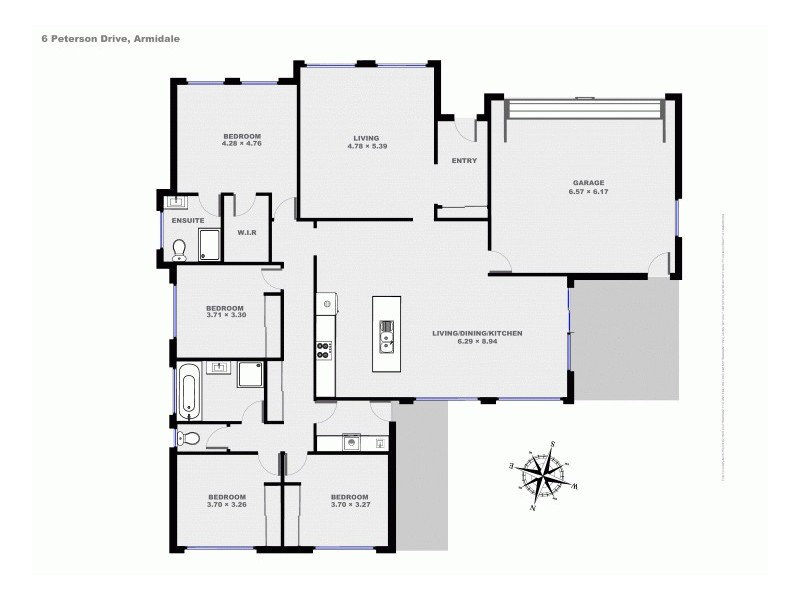 6 Peterson Drive, Armidale NSW 2350 Floorplan