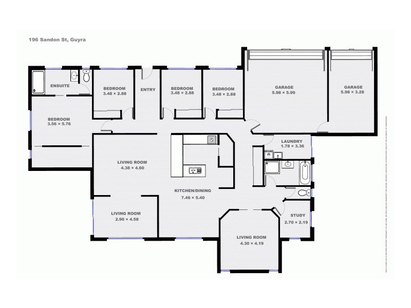 196 Sandon Street, Guyra NSW 2365 Floorplan
