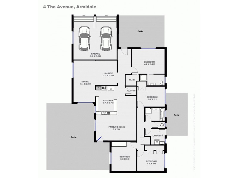 4 The Avenue, Armidale NSW 2350 Floorplan