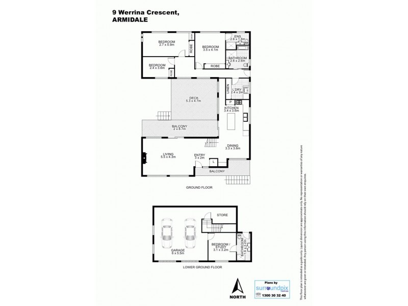 9 Werrina Crescent, Armidale NSW 2350 Floorplan