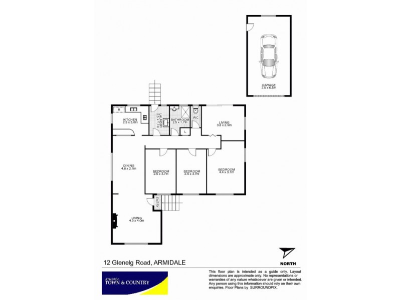 12 Glenelg Road, Armidale NSW 2350 Floorplan