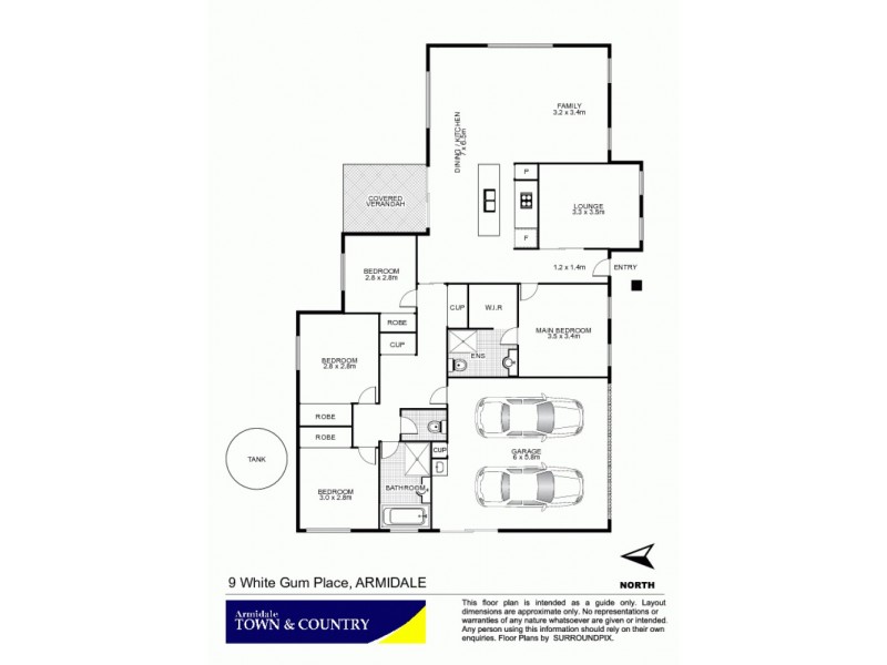 9 White Gum Place, Guyra NSW 2365 Floorplan