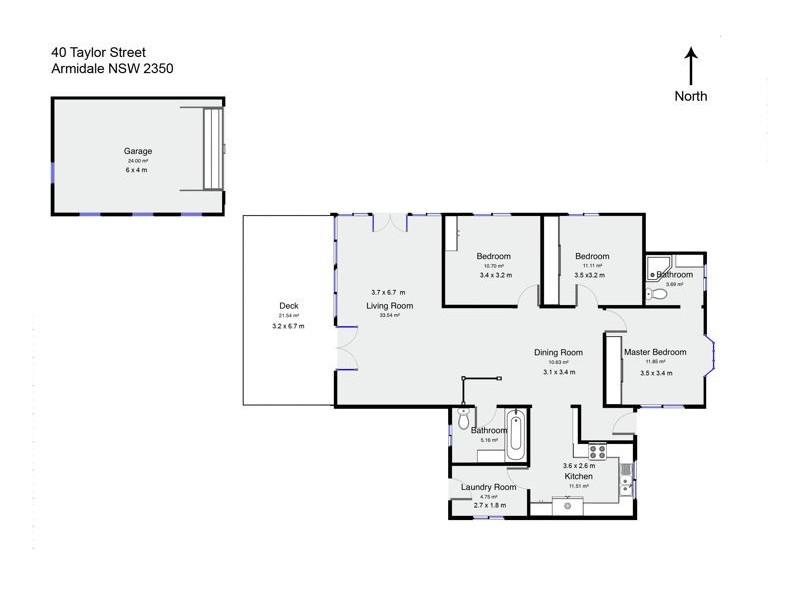40 Taylor Street, Armidale NSW 2350 Floorplan