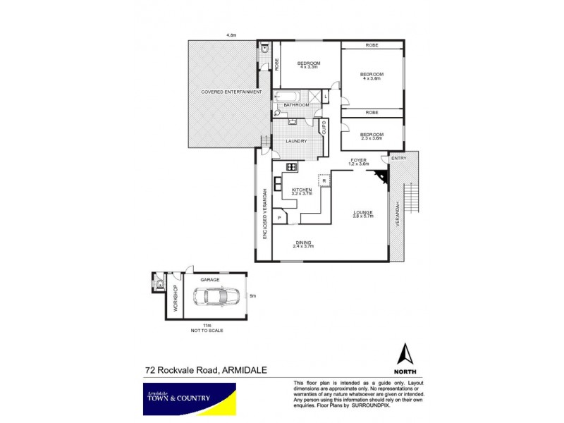 72 Rockvale Road, Armidale NSW 2350 Floorplan