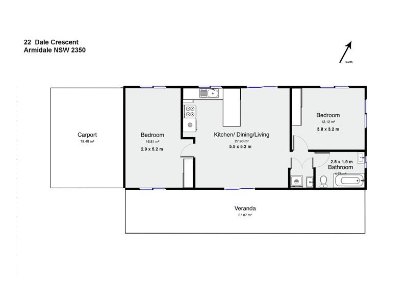 22 Dale Crescent, Armidale NSW 2350 Floorplan