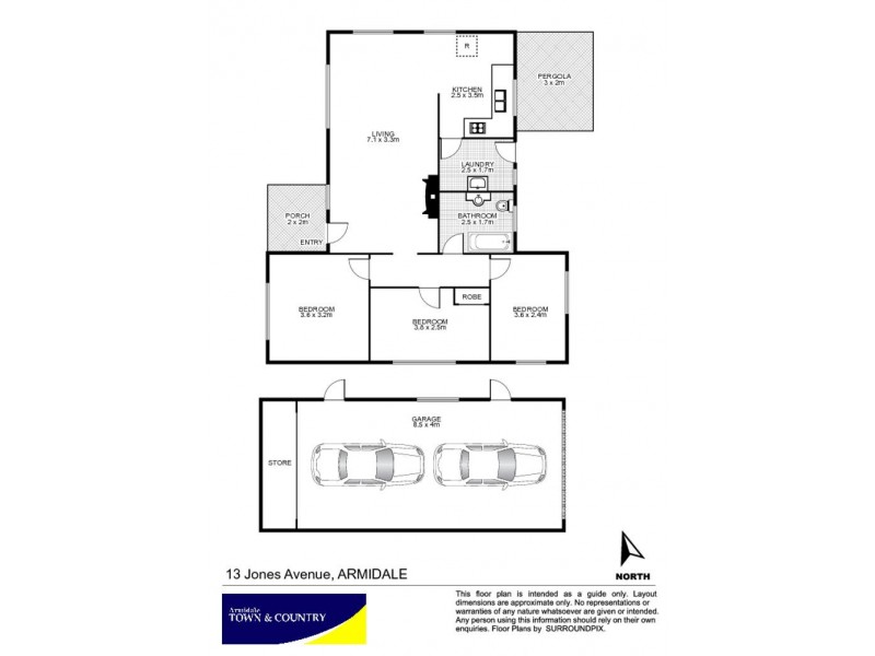 13 Jones Avenue, Armidale NSW 2350 Floorplan