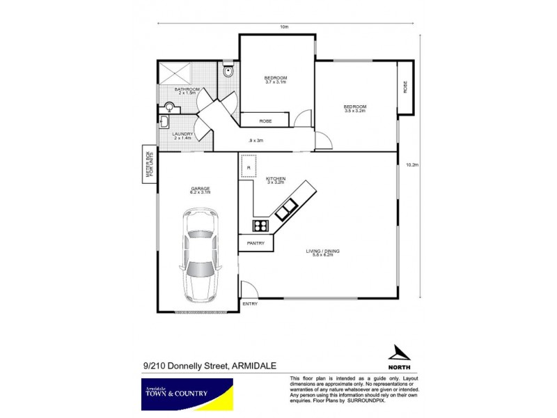 9/210 Donnelly Street, Armidale NSW 2350 Floorplan