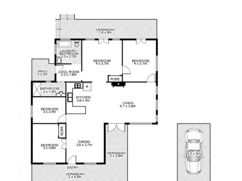 2 Jewell Avenue, Armidale NSW 2350 Floorplan