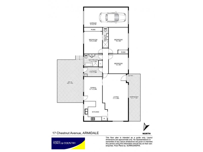 17 Chestnut Avenue, Armidale NSW 2350 Floorplan