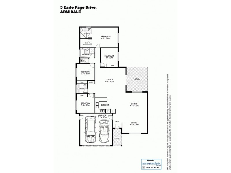 5 Earle Page Drive, Armidale NSW 2350 Floorplan