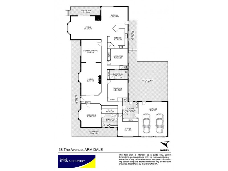 38 The Avenue, Armidale NSW 2350 Floorplan