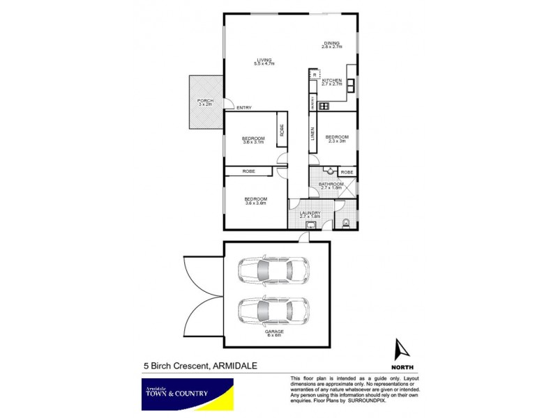 5 Birch Crescent, Armidale NSW 2350 Floorplan