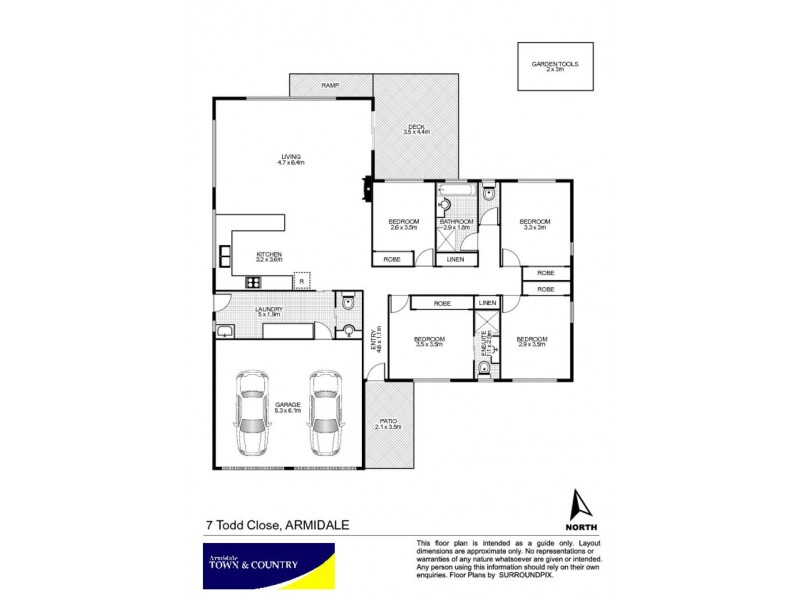 7 Todd Close, Armidale NSW 2350 Floorplan