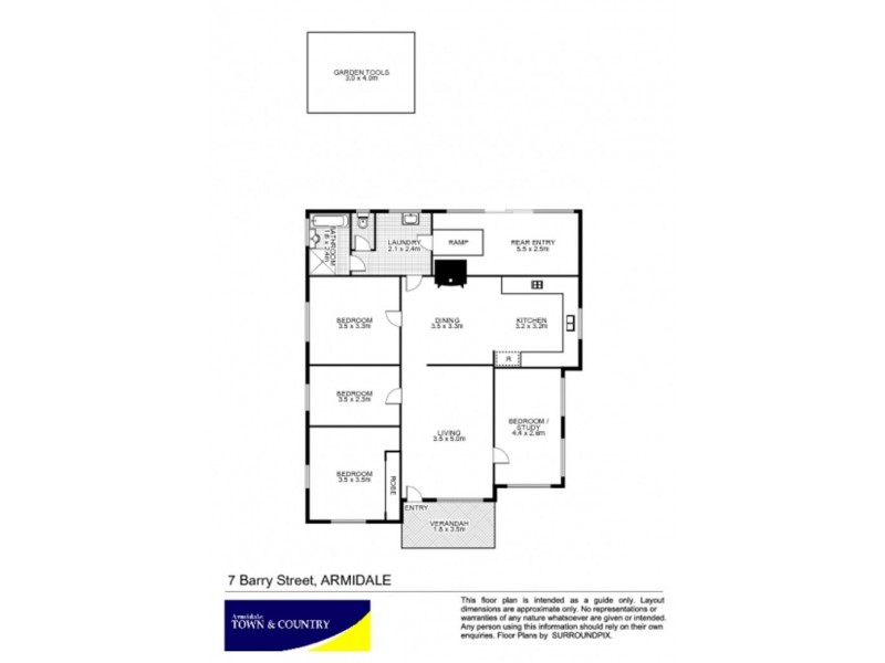 7 Barry Street, Armidale NSW 2350 Floorplan