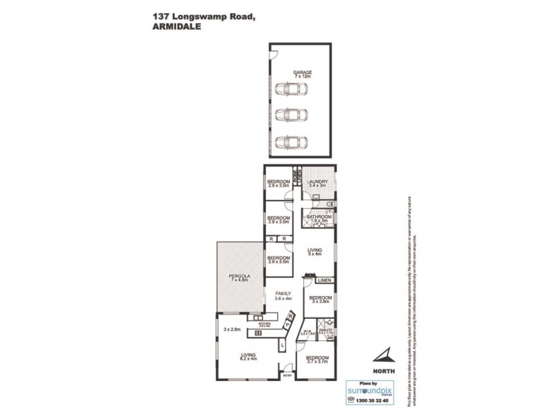 137 Long Swamp Road, Armidale NSW 2350 Floorplan