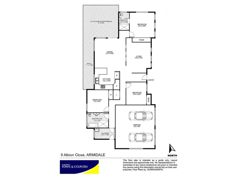 9 Albion Close, Armidale NSW 2350 Floorplan